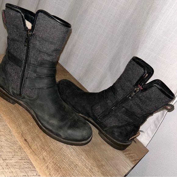 UGG Black and Gray Ankle Boots - Picture 5 of 8